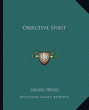 portada objective spirit (en Inglés)