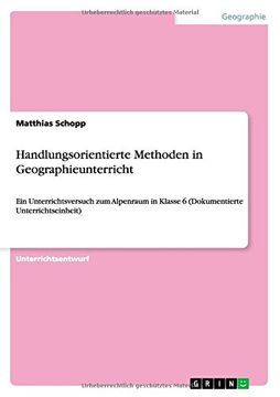 portada Handlungsorientierte Methoden in Geographieunterricht (German Edition)