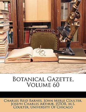 portada botanical gazette, volume 60 (in English)