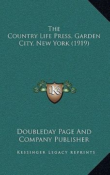 portada the country life press, garden city, new york (1919)