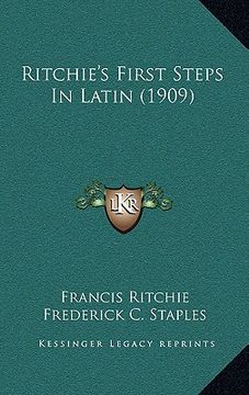 portada ritchie's first steps in latin (1909) (in English)