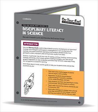 portada The On-Your-Feet Guide to Disciplinary Literacy in Science (Corwin Literacy) (en Inglés)