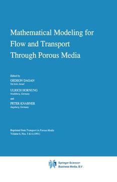 portada mathematical modeling for flow and transport through porous media (en Inglés)