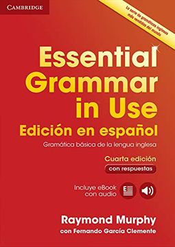 portada Essential Grammar in Use: Cuarta Edición en Español. Gramática Básica de la Lengua Inglesa. Libro con Respuestas, Ebook y Audio. 