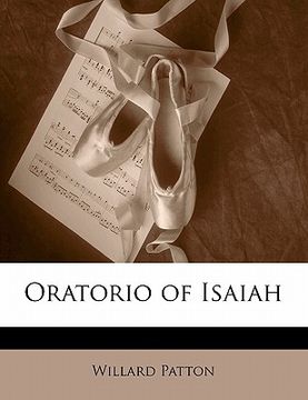 portada oratorio of isaiah (en Inglés)