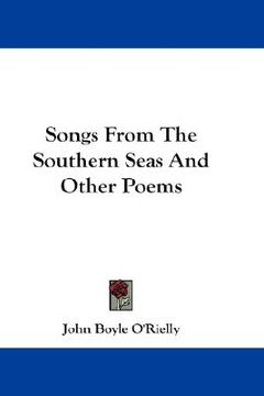 portada songs from the southern seas and other poems (en Inglés)