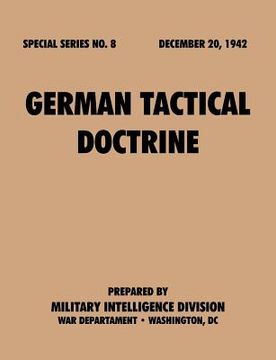 portada german tactical doctrine (special series, no. 8) (en Inglés)