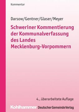 portada Schweriner Kommentierung der Kommunalverfassung des Landes Mecklenburg-Vorpommern 