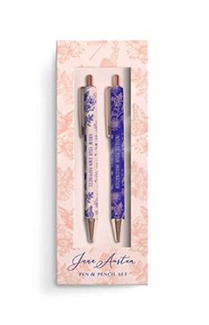 portada Jane Austen: Floral Pencil and pen set (Stationery) (en Inglés)