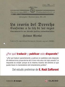 portada Teoria del Derecho Conforme a la ley de las Razas