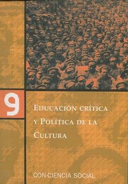 portada EDUCACION CRITICA Y POLITICA DE LA CULTURA. Nº9.