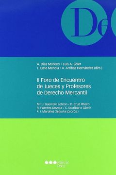 portada ii foro de encuentro de jueces y profesores de derecho mercantil (in Spanish)