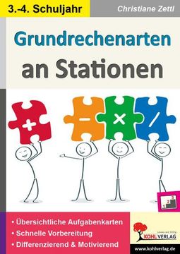 portada Grundrechenarten an Stationen / Klasse 3-4 (en Alemán)