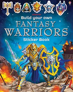 portada Build Your own Fantasy Warriors Sticker Book (Build Your own Sticker Book) (en Inglés)