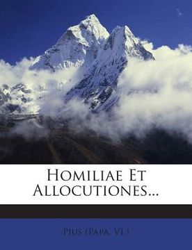 portada Homiliae Et Allocutiones...
