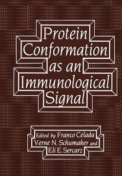 portada Protein Conformation as an Immunological Signal (en Inglés)