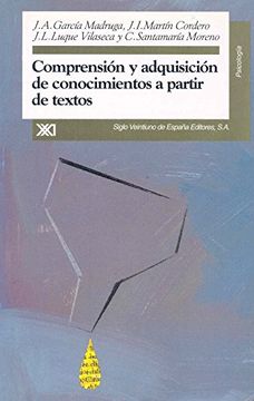 portada Comprension y Adquisicion de Conocimientos a Partir de Textos (in Spanish)