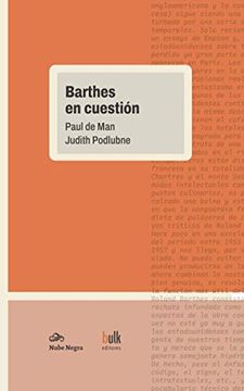 portada Barthes en Cuestión