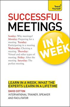 portada Successful Meetings in a Week: Teach Yourself (en Inglés)