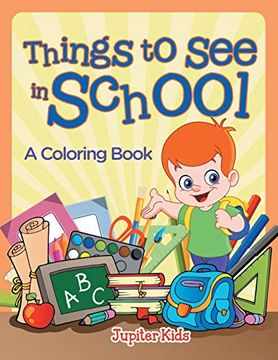 portada Things to see in School (a Coloring Book) (en Inglés)