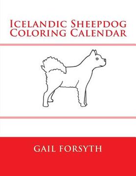 portada Icelandic Sheepdog Coloring Calendar (en Inglés)
