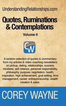 portada Quotes, Ruminations & Contemplations - Volume II (en Inglés)