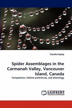 portada spider assemblages in the carmanah valley, vancouver island, canada (en Inglés)