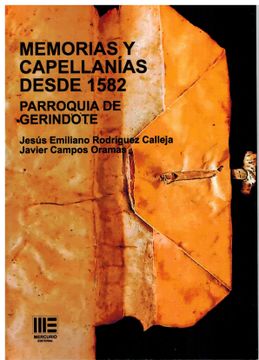 portada Memorias y Capellanias Desde 1582. Parroquia de Gerindote.