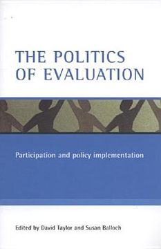 portada the politics of evaluation: participation and policy implementation (en Inglés)
