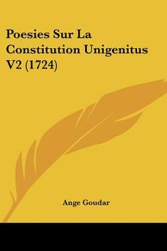 portada poesies sur la constitution unigenitus v2 (1724) (en Inglés)
