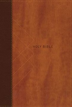 portada Niv, Thinline Bible, Giant Print, Leathersoft, Brown, red Letter, Thumb Indexed, Comfort Print (en Inglés)
