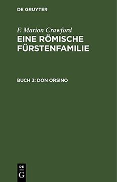 portada Don Orsino: Eine Geschichte in Zwei Bã¤Nden (German Edition) (en Alemán)