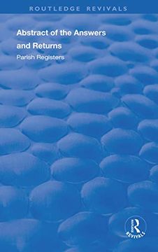 portada Census Reports: 1801: Abstract of the Answers and Returns, Parish Registers (Routledge Revivals) (en Inglés)