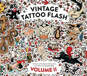 portada Vintage Tattoo Flash Volume 2 de Jonathan Shaw(Powerhouse Books) (en Inglés)