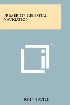 portada primer of celestial navigation (en Inglés)