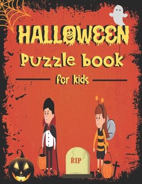 portada Halloween Puzzle Book For Kids RIP..: 18 words to find per puzzle - 4 solutions per page (8.5x11) -100 Pages (en Inglés)