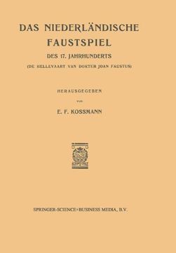 portada Das Niederlandische Faustspiel des Siebzehnten Jahrhunderts (German Edition)