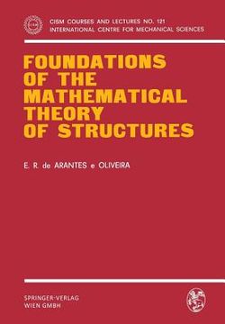 portada foundations of the mathematical theory of structures (en Inglés)