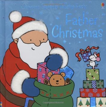 portada Usborne Sparkly Touchy-Feely: Father Christmas 