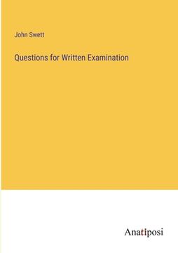 portada Questions for Written Examination (in English)