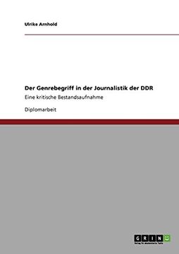 portada Der Genrebegriff in der Journalistik der DDR (German Edition)