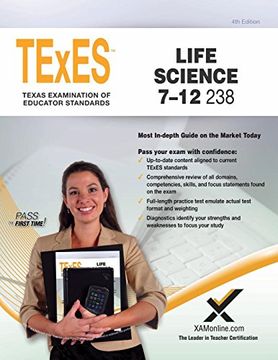 portada TExES Life Science 7-12 238  Teacher Certification Study Guide Test Prep