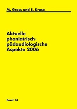 portada Aktuelle phoniatrisch-pädaudiologische Aspekte 2006