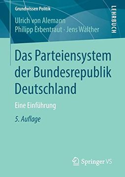 portada Das Parteiensystem der Bundesrepublik Deutschland: Eine Einführung (en Alemán)