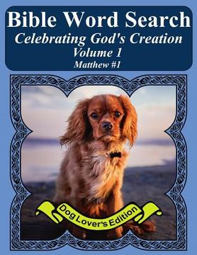 portada Bible Word Search Celebrating God's Creation Volume 1: Matthew #1 Extra Large Print