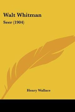 portada walt whitman: seer (1904) (en Inglés)