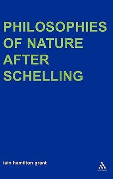portada philosophies of nature after schelling (en Inglés)