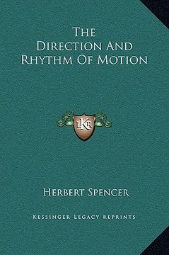 portada the direction and rhythm of motion (en Inglés)