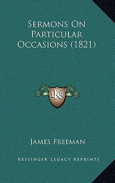 portada sermons on particular occasions (1821) (en Inglés)