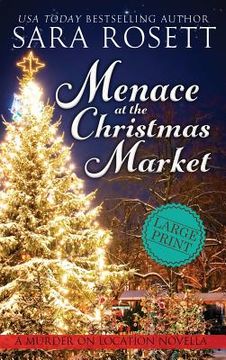 portada Menace at the Christmas Market: A Novella (en Inglés)